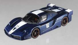 Ferrari  - 2006 blue W/white stripes - 1:43 - Hotwheels Elite - mvN5606 - hwmvN5606 | The Diecast Company