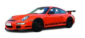 Porsche  - 2007 orange - 1:18 - Welly - 18015o - welly18015o | The Diecast Company