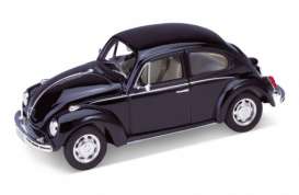 Volkswagen  - 1959 black - 1:24 - Welly - 22436bk - welly22436bk | The Diecast Company