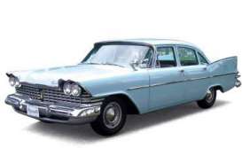 Plymouth  - 1959 light blue - 1:43 - Ixo Premium X - PRD262 - ixPRD262 | The Diecast Company