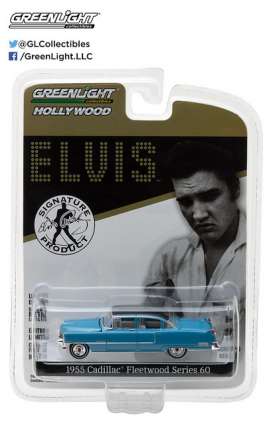 Cadillac  - Fleetwood Series 60 *Elvis* 1955 blue - 1:64 - GreenLight - 44760A - gl44760A | The Diecast Company