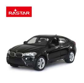 BMW  - X6M 2018 black - 1:24 - Rastar - rastar56600bk | The Diecast Company
