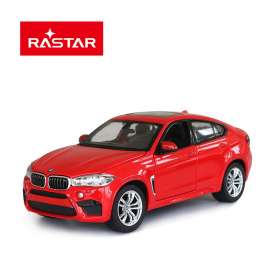 BMW  - X6M 2018 red - 1:24 - Rastar - rastar56600r | The Diecast Company