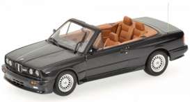 BMW  - M3 (E30) Cabriolet 1988 dark grey metallic - 1:87 - Minichamps - 870020234 - mc870020234 | The Diecast Company