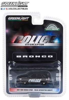 Ford  - Bronco 2021 black/white - 1:64 - GreenLight - 30339 - gl30339 | The Diecast Company