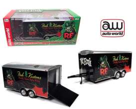 Trailer  - Rat Fink black/red/green - 1:18 - Auto World - CP7839 - AWCP7839 | The Diecast Company
