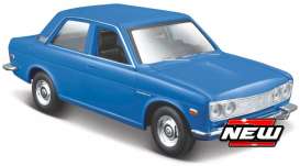 Datsun  - 510 1971 blue - 1:24 - Maisto - 31518B - mai31518B | The Diecast Company