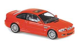 BMW  - M3 E46 2001 red - 1:43 - Maxichamps - 940020020 - mc940020020 | The Diecast Company