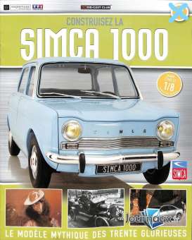 Simca  - Simca 1000  - 1:8 - Magazine Models - 8Simca - mag8Simca-44 | The Diecast Company