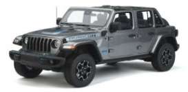 Jeep  - Wrangler 2022 silver - 1:18 - GT Spirit - GT419 - GT419 | The Diecast Company