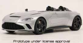Aston Martin  - V12 Speedster 2021 silver - 1:18 - GT Spirit - GT430 - GT430 | The Diecast Company