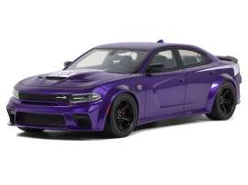 Dodge  - Charger 2023 purple - 1:18 - GT Spirit - GT895 - GT895 | The Diecast Company