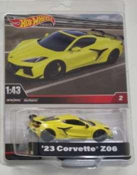 Corvette  - Z06 2023 yellow - 1:43 - Hotwheels - HMD48 - hwmvHMD48 | The Diecast Company