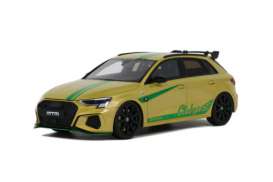Audi  - S3 MTM 2022 yellow-green - 1:18 - GT Spirit - GT891 - GT891 | The Diecast Company