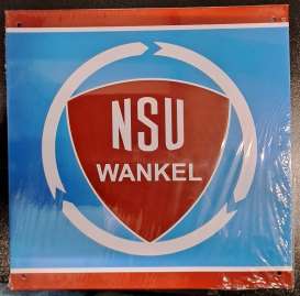 Metal Signs  - NSU Wankel blue/white/red - Metal Signs - NSU - MsNSU | The Diecast Company