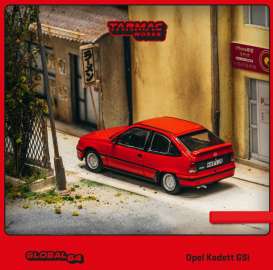 Opel  - Kadett GSi red - 1:64 - Tarmac - T64G-065-RE - TC-T64G065RE | The Diecast Company