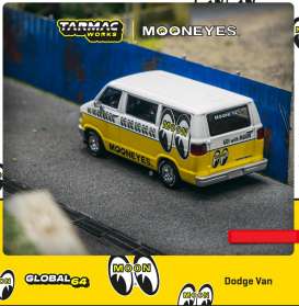 Dodge  - Van white/yellow - 1:64 - Tarmac - T64G-TL032-ME - TC-T64GTL032ME | The Diecast Company