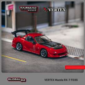 Mazda  - RX7 FD3S  red/black - 1:64 - Tarmac - T64G-022-RE - TC-T64G-022-RE | The Diecast Company