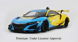 Acura  - NSX 2023 blue/yellow - 1:18 - GT Spirit - GT894 - GT894 | The Diecast Company