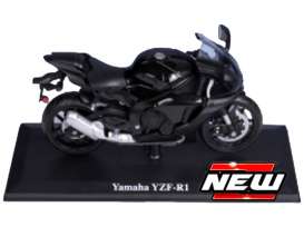 Yamaha  - YZF-R1 2021 black - 1:12 - Maisto - 32723 - mai32723 | The Diecast Company