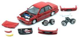 Honda  - Civic red - 1:64 - BM Creations - 64B0400 - BM64B0400RHD | The Diecast Company