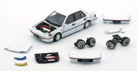 Honda  - Civic white - 1:64 - BM Creations - 64B0403 - BM64B0403LHD | The Diecast Company