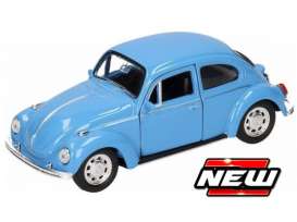 Volkswagen  - Kever blue - 1:24 - Maisto - 39926B - mai39926B | The Diecast Company