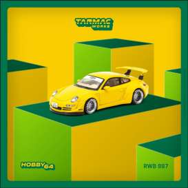 Porsche  - RWB 997 yellow - 1:64 - Tarmac - T64-057-NO - TC-T64-057NO | The Diecast Company