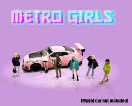 Figures  - Metro Girls various - 1:64 - American Diorama - 2408MJ - AD2408MJ | The Diecast Company