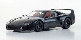 Ferrari  - F40 black - 1:18 - Kyosho - 8416BK - kyo8416BK | The Diecast Company