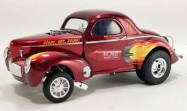 Rocket  - Gasser 1940 red - 1:18 - Acme Diecast - A1800929 - acme1800929 | The Diecast Company