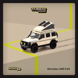 Mercedes Benz  - AMG G63 beige/white - 1:64 - Tarmac - T64R-040-CAMP - TC-T64R040Camp | The Diecast Company