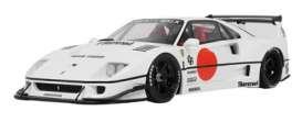 LB Works  - F40 2023 white/red - 1:18 - GT Spirit - GT470 - GT470 | The Diecast Company