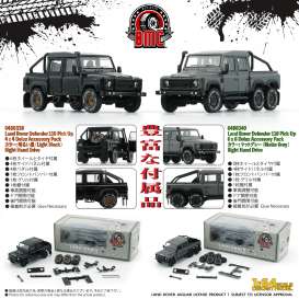 Land Rover  - Defender 110 2016 dark grey/silver - 1:64 - BM Creations - 64B0340 - BM64B0340rhd | The Diecast Company