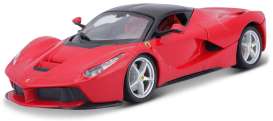 Ferrari  - LaFerrari 2013 red/black - 1:24 - Magazine Models - LaFerrari - mag24LaFerrari | The Diecast Company