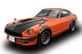 Datsun  - Fairlady Z (S30) orange/carbon - 1:18 - SunStar - 3516 - sun3516 | The Diecast Company