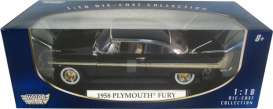 Plymouth  - 1958 black - 1:18 - Motor Max - 73115bk - mmax73115bk | The Diecast Company