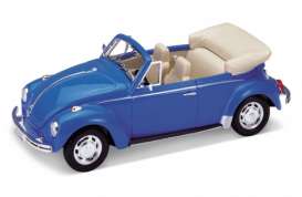 Volkswagen  - 1960 light blue - 1:24 - Welly - 22091b - welly22091b | The Diecast Company