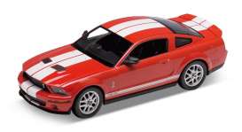 Shelby  - 2007 red - 1:24 - Welly - 22473r - welly22473r | The Diecast Company