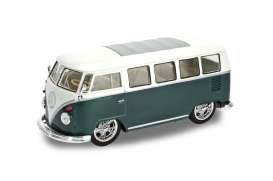 Volkswagen  - 1962 green/white - 1:24 - Welly - 22095LRgn - welly22095LRgn | The Diecast Company