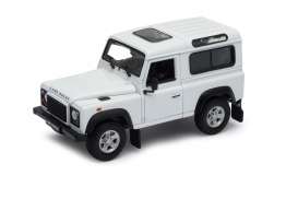 Land Rover  - white - 1:24 - Welly - 22498w - welly22498w | The Diecast Company