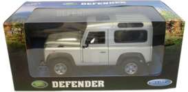 Land Rover  - silver - 1:24 - Welly - 22498s - welly22498s | The Diecast Company