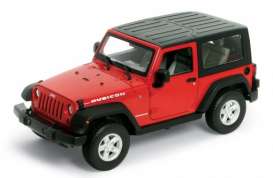 Jeep  - 2007 red - 1:24 - Welly - 22489Hr - welly22489Hr | The Diecast Company