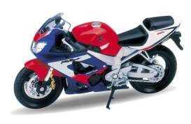 Honda  - CBR900RR Fireblade red/blue - 1:18 - Welly - 12164 - welly12164 | The Diecast Company