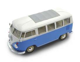 Volkswagen  - 1962 blue/white - 1:24 - Welly - 22095b - welly22095b | The Diecast Company