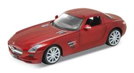 Mercedes Benz  - 2010 red - 1:24 - Welly - 24025r - welly24025r | The Diecast Company