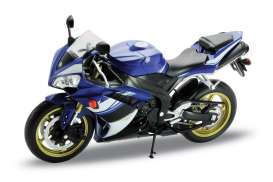 Yamaha  - YZF-R1 2008 blue - 1:10 - Welly - 62802b - welly62802b | The Diecast Company