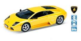 Lamborghini  - Murcielago 2006 yellow - 1:24 - Welly - 22438y - welly22438y | The Diecast Company