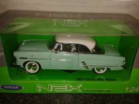 Ford  - 1953 sea green/white - 1:24 - Welly - 22093b - welly22093b | The Diecast Company