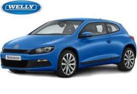 Volkswagen  - 2010 blue - 1:24 - Welly - 24007b - welly24007b | The Diecast Company